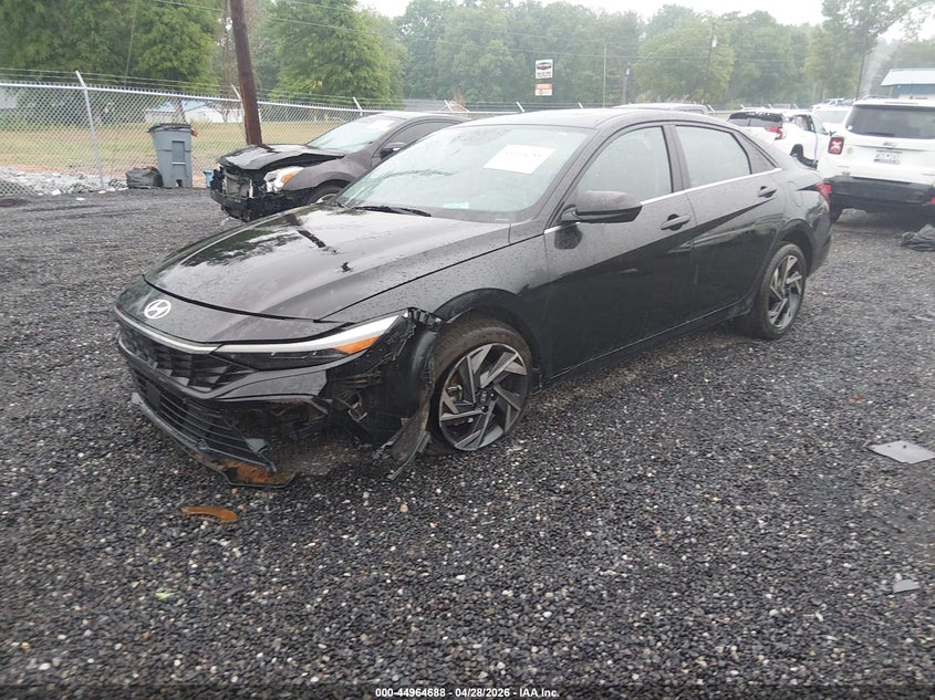 2024 Hyundai Elantra VIN KMHLS4DG7RU753869 IAAI salvage auction — FRONT END, Salvage (South Carolina), sold $4,275 on 2026-07-28 (photo 2)