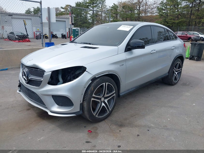 2016 Mercedes-benz Amg gle coupe VIN 4JGED6EB3GA023974 IAAI salvage auction — FRONT END, Salvage Title, sold $10,900 on 2026-07-28 (photo 2)