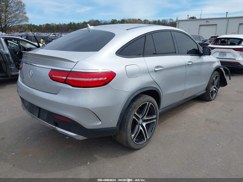 2016 Mercedes-benz Amg gle coupe VIN 4JGED6EB3GA023974 IAAI salvage auction — FRONT END, Salvage Title, sold $10,900 on 2026-07-28 (photo 4)