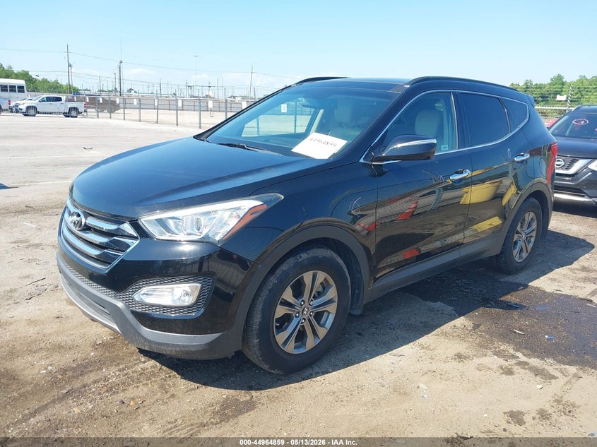 2014 Hyundai Santa fe VIN 5XYZU3LB9EG179926 IAAI salvage auction — RIGHT REAR, Salvage (Louisiana), sold $2,500 on 2026-07-06 (photo 2)