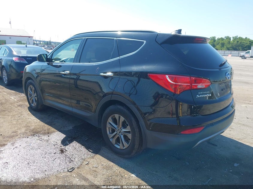 2014 Hyundai Santa fe VIN 5XYZU3LB9EG179926 IAAI salvage auction — RIGHT REAR, Salvage (Louisiana), sold $2,500 on 2026-07-06 (photo 3)
