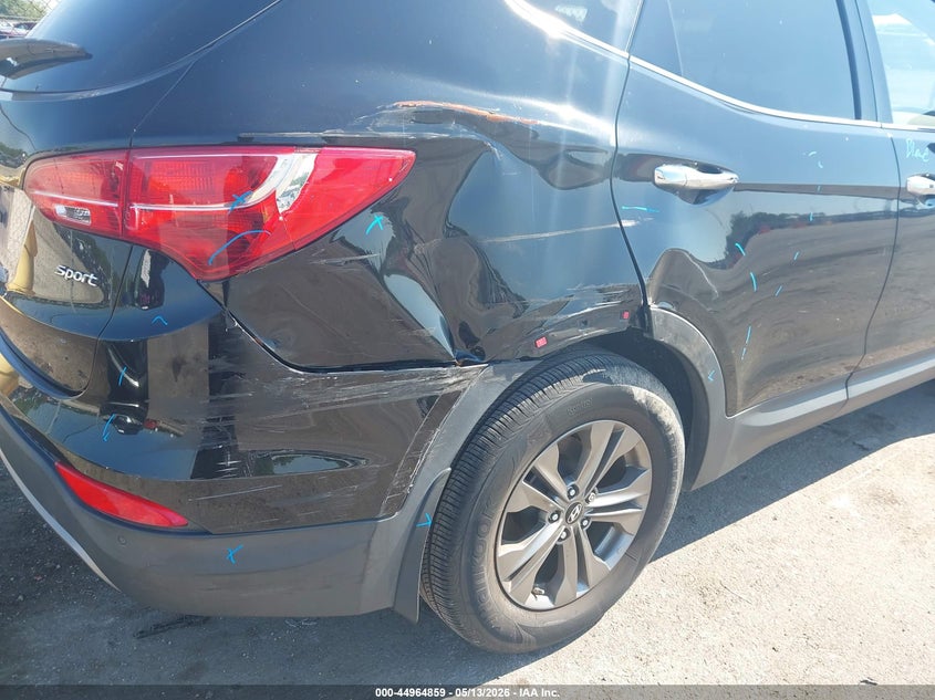 2014 Hyundai Santa fe VIN 5XYZU3LB9EG179926 IAAI salvage auction — RIGHT REAR, Salvage (Louisiana), sold $2,500 on 2026-07-06 (photo 6)