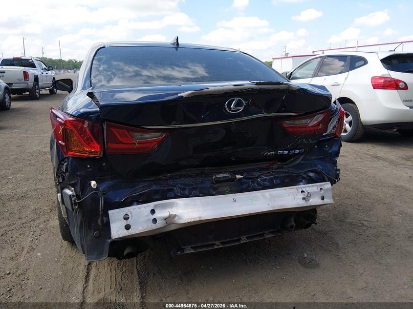 2015 Lexus Gs 350 VIN JTHCE1BL9FA006232 IAAI salvage auction — REAR END, Salvage - Greater Than 75% (Maryland), sold $3,500 on 2026-07-29 (photo 6)