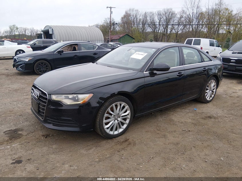 2014 Audi A6 VIN WAUGFAFC2EN094684 IAAI salvage auction — NORMAL WEAR, Salvage Title, sold $1,575 on 2026-07-16 (photo 2)