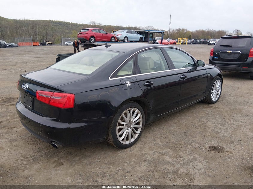 2014 Audi A6 VIN WAUGFAFC2EN094684 IAAI salvage auction — NORMAL WEAR, Salvage Title, sold $1,575 on 2026-07-16 (photo 4)