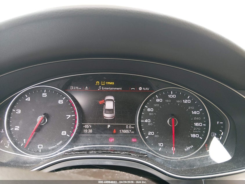 2014 Audi A6 VIN WAUGFAFC2EN094684 IAAI salvage auction — NORMAL WEAR, Salvage Title, sold $1,575 on 2026-07-16 (photo 7)