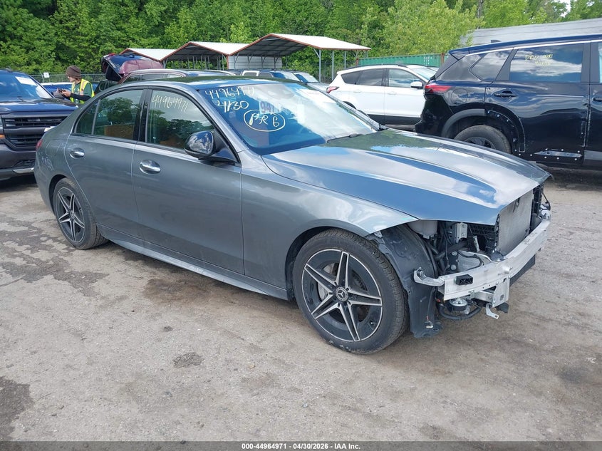 2024 Mercedes-benz C-klasse VIN W1KAF4HB0RR187996 IAAI salvage auction — FRONT END, Salvage - 75% Or Less (Maryland), sold $10,600 on 2026-07-28 (photo 1)