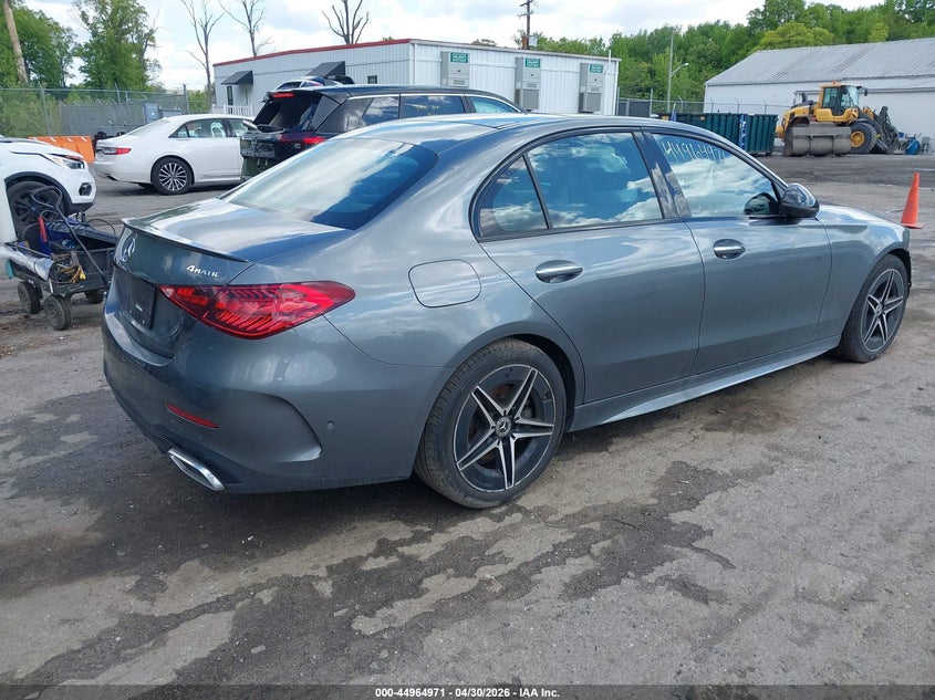 2024 Mercedes-benz C-klasse VIN W1KAF4HB0RR187996 IAAI salvage auction — FRONT END, Salvage - 75% Or Less (Maryland), sold $10,600 on 2026-07-28 (photo 4)