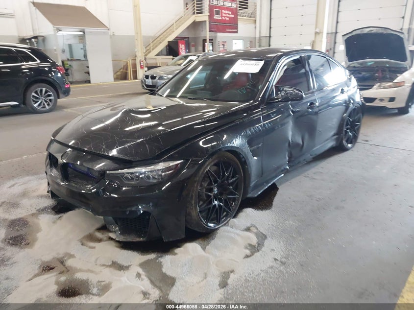 2018 BMW M3 VIN WBS8M9C52J5L71872 IAAI salvage auction — ROLLOVER, Salvage (Oregon), sold $10,550 on 2026-07-30 (photo 2)