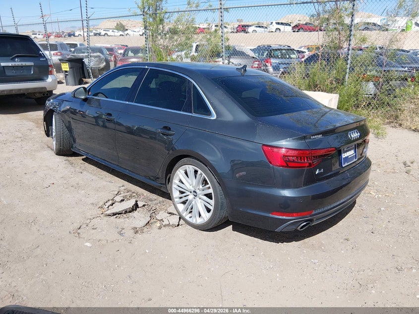 2017 Audi A4 VIN WAUENAF47HN022175 IAAI salvage auction — LEFT FRONT, Salvage Title, sold $7,200 on 2026-09-02 (photo 3)