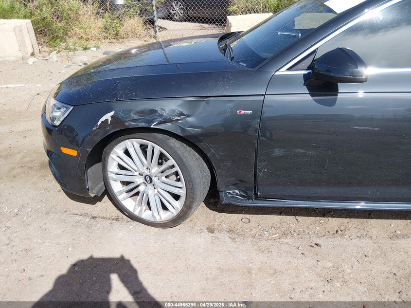 2017 Audi A4 VIN WAUENAF47HN022175 IAAI salvage auction — LEFT FRONT, Salvage Title, sold $7,200 on 2026-09-02 (photo 6)