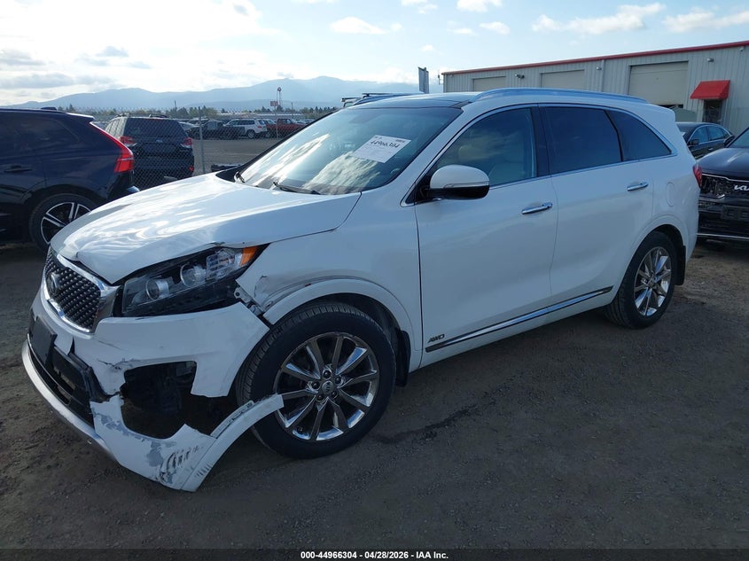 2016 Kia Sorento VIN 5XYPKDA53GG155110 IAAI salvage auction — FRONT END, Bill Of Sale (Washington), sold $2,200 on 2026-07-07 (photo 2)