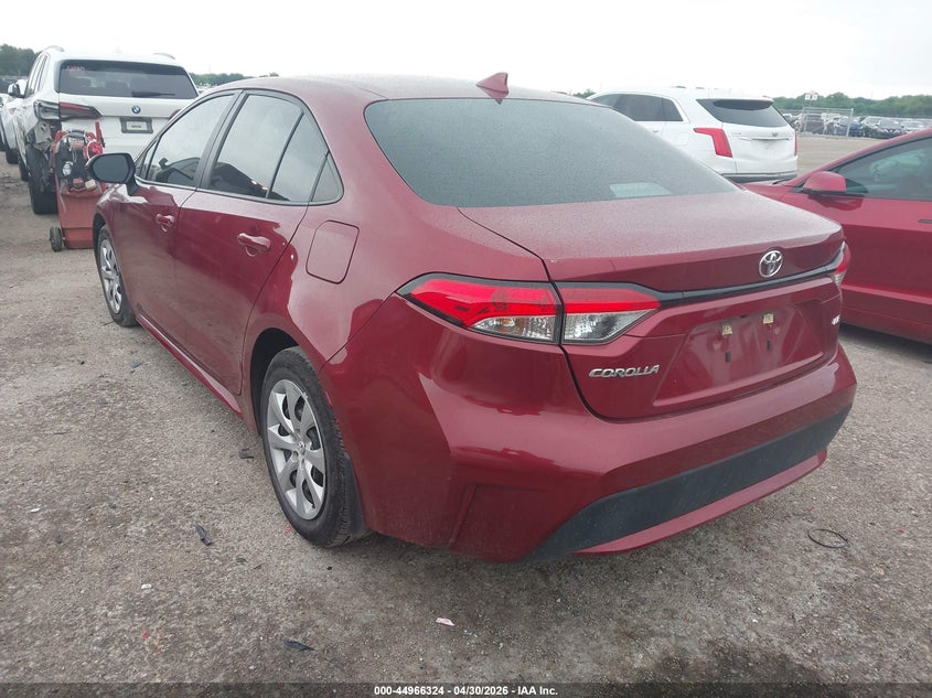 2022 Toyota Corolla VIN 5YFEPMAE7NP331769 IAAI salvage auction — SIDE, Original (Texas), sold $8,200 on 2026-07-09 (photo 3)