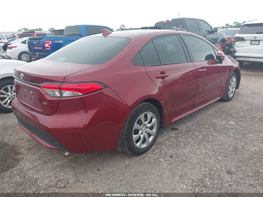 2022 Toyota Corolla VIN 5YFEPMAE7NP331769 IAAI salvage auction — SIDE, Original (Texas), sold $8,200 on 2026-07-09 (photo 4)