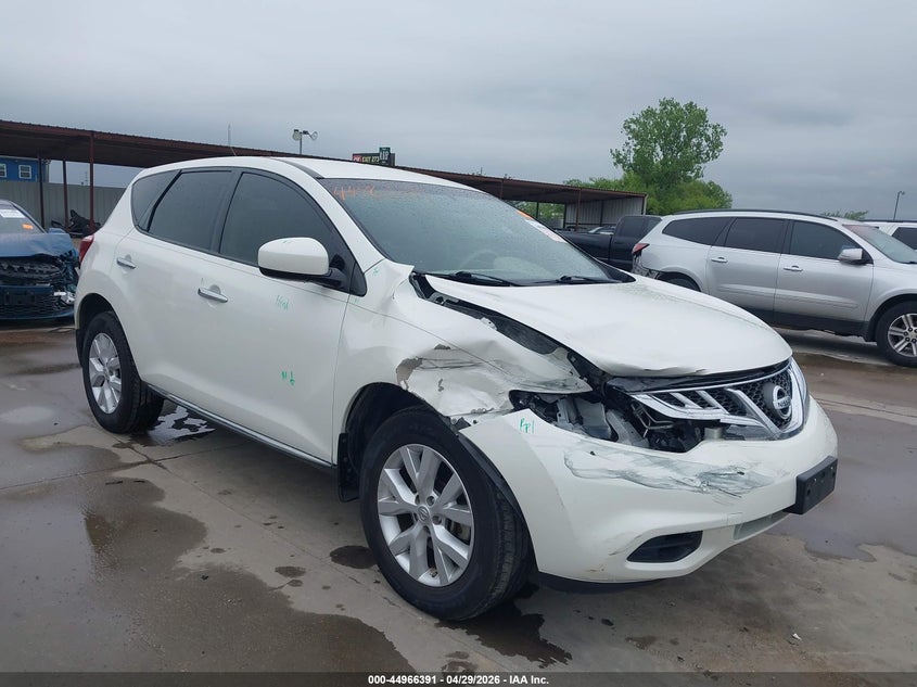 2014 Nissan Murano VIN JN8AZ1MU9EW408583 IAAI salvage auction — FRONT END, Salvage Title, sold $2,150 on 2026-07-29 (photo 1)