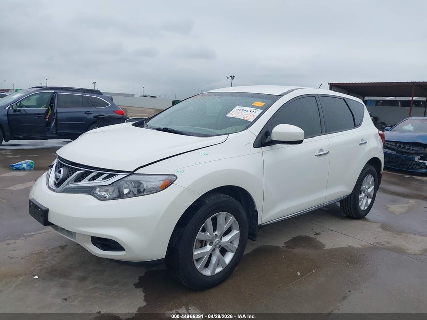 2014 Nissan Murano VIN JN8AZ1MU9EW408583 IAAI salvage auction — FRONT END, Salvage Title, sold $2,150 on 2026-07-29 (photo 2)