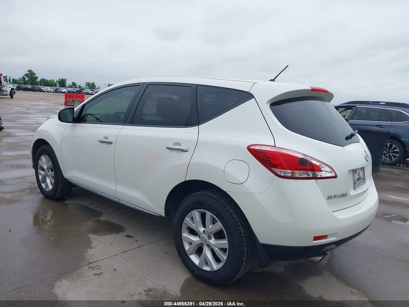 2014 Nissan Murano VIN JN8AZ1MU9EW408583 IAAI salvage auction — FRONT END, Salvage Title, sold $2,150 on 2026-07-29 (photo 3)