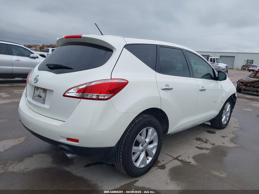 2014 Nissan Murano VIN JN8AZ1MU9EW408583 IAAI salvage auction — FRONT END, Salvage Title, sold $2,150 on 2026-07-29 (photo 4)