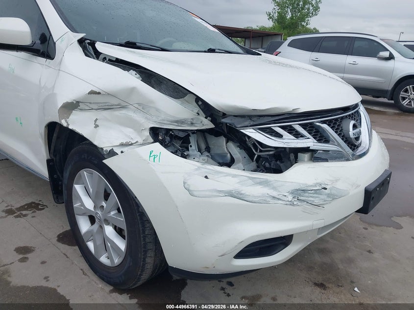2014 Nissan Murano VIN JN8AZ1MU9EW408583 IAAI salvage auction — FRONT END, Salvage Title, sold $2,150 on 2026-07-29 (photo 6)
