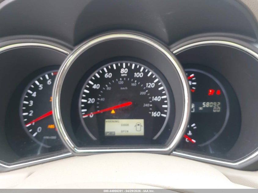 2014 Nissan Murano VIN JN8AZ1MU9EW408583 IAAI salvage auction — FRONT END, Salvage Title, sold $2,150 on 2026-07-29 (photo 7)