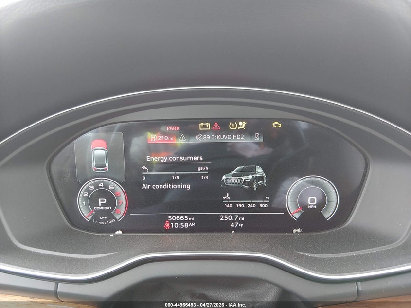 2022 Audi Q5 VIN WA1BBAFY1N2085829 IAAI salvage auction — FRONT END, Salvage Title, sold $9,400 on 2026-07-14 (photo 7)