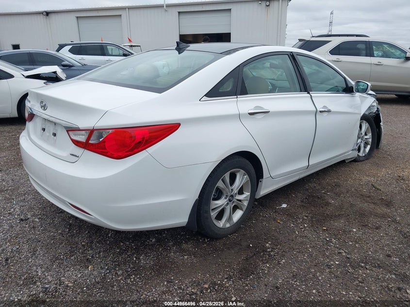 2013 Hyundai Sonata VIN 5NPEC4AC7DH708946 IAAI salvage auction — RIGHT FRONT, Salvage (Illinois), sold $475 on 2026-07-29 (photo 4)