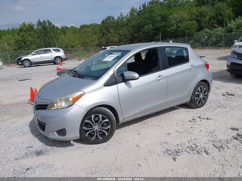 2014 Toyota Yaris VIN VNKKTUD31EA002439 IAAI salvage auction — NORMAL WEAR, Wait Title, sold $1,750 on 2026-07-29 (photo 2)