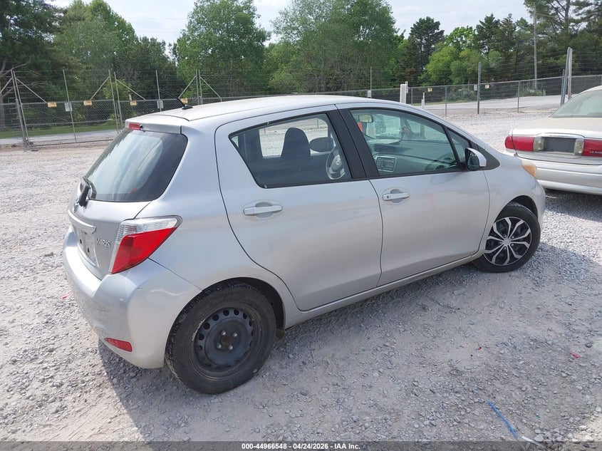 2014 Toyota Yaris VIN VNKKTUD31EA002439 IAAI salvage auction — NORMAL WEAR, Wait Title, sold $1,750 on 2026-07-29 (photo 4)