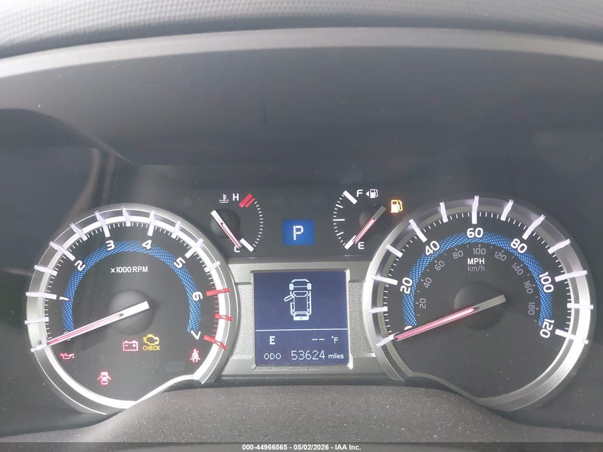 2019 Toyota 4runner VIN JTEBU5JR0K5666638 IAAI salvage auction — EXTERIOR BURN, Wait Title, sold $23,700 on 2026-07-16 (photo 7)