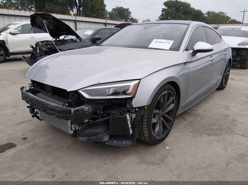 2018 Audi S5 VIN WAUC4CF57JA135488 IAAI salvage auction — FRONT END, Original (Texas), sold $10,300 on 2026-07-28 (photo 2)