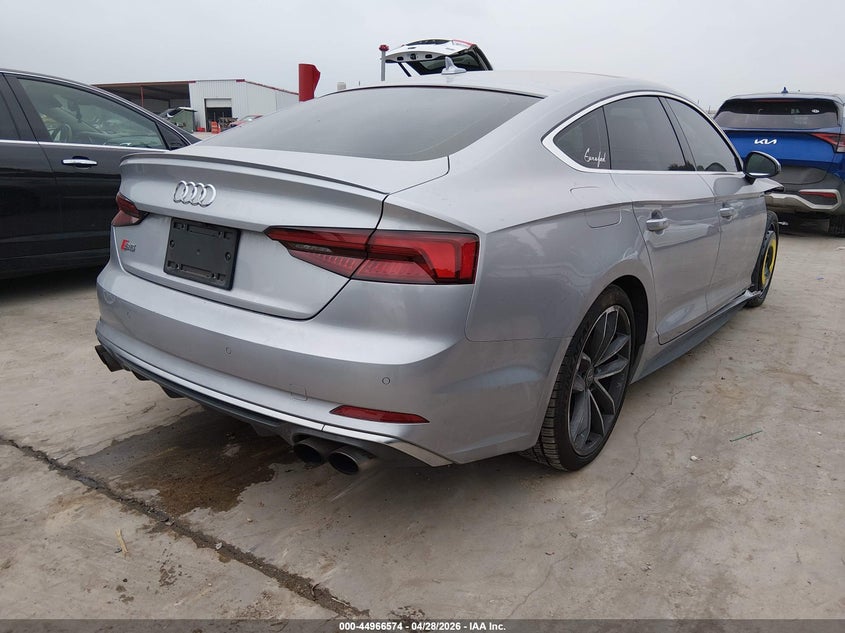 2018 Audi S5 VIN WAUC4CF57JA135488 IAAI salvage auction — FRONT END, Original (Texas), sold $10,300 on 2026-07-28 (photo 4)