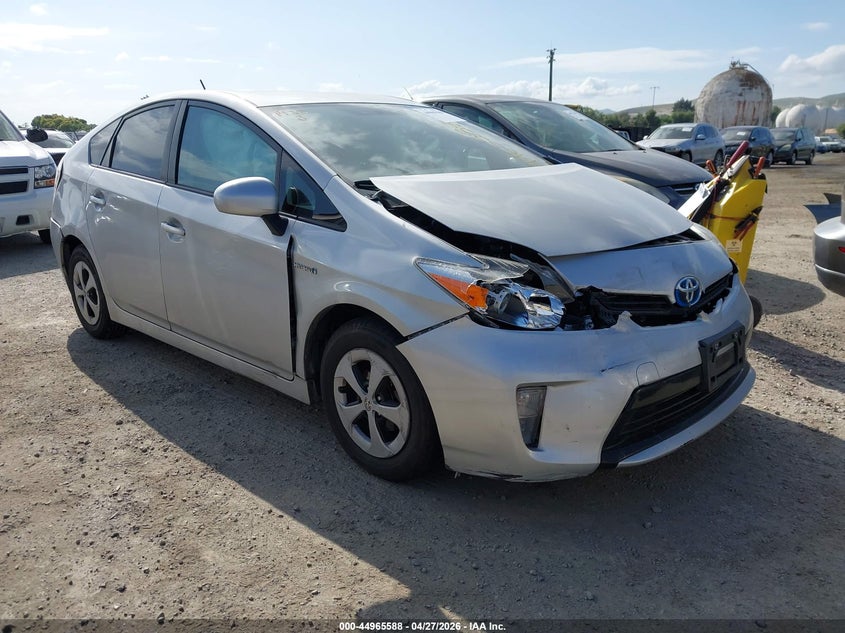 2014 Toyota Prius VIN JTDKN3DU9E0375126 IAAI salvage auction — FRONT END, Salvage (California), sold $1,350 on 2026-07-09 (photo 1)