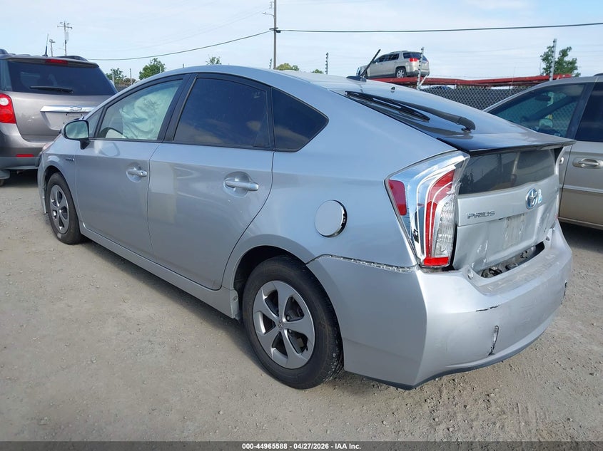 2014 Toyota Prius VIN JTDKN3DU9E0375126 IAAI salvage auction — FRONT END, Salvage (California), sold $1,350 on 2026-07-09 (photo 3)