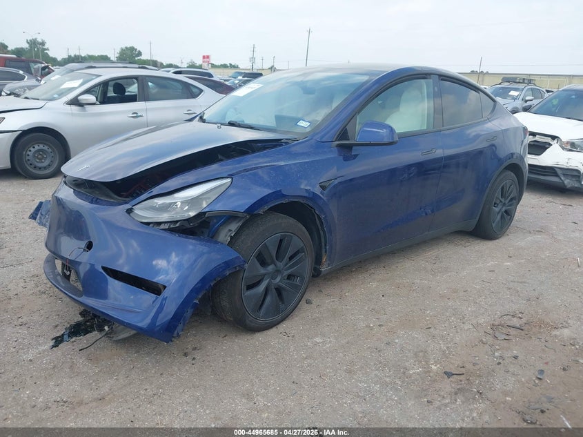 2024 Tesla Model y VIN 7SAYGAEE3RF159105 IAAI salvage auction — FRONT END, Original (Texas), sold $12,300 on 2026-07-09 (photo 2)