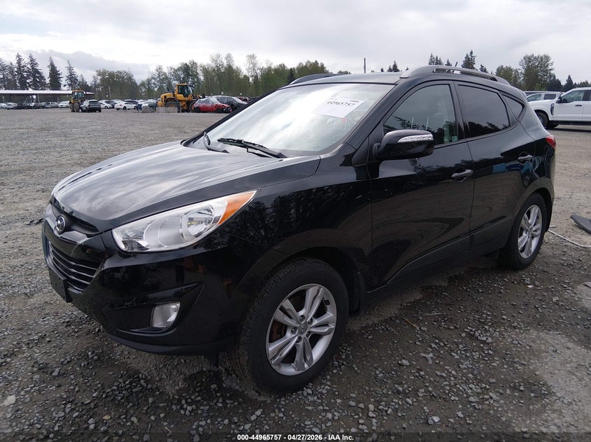 2013 Hyundai Tucson VIN KM8JUCAC0DU773418 IAAI salvage auction — RIGHT SIDE, Wait Title, sold $1,225 on 2026-07-08 (photo 2)