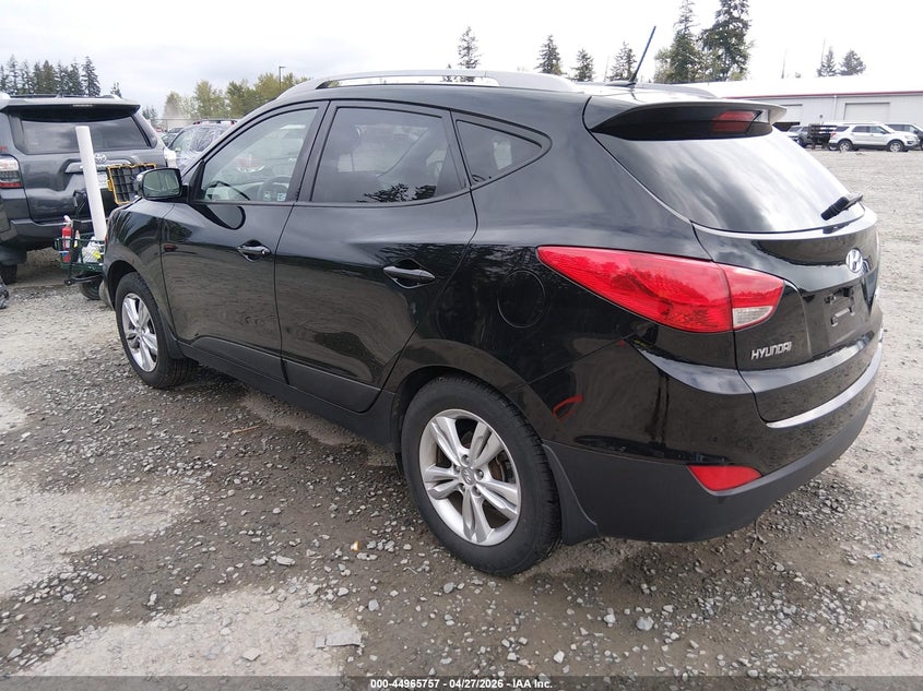2013 Hyundai Tucson VIN KM8JUCAC0DU773418 IAAI salvage auction — RIGHT SIDE, Wait Title, sold $1,225 on 2026-07-08 (photo 3)