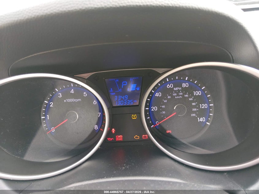 2013 Hyundai Tucson VIN KM8JUCAC0DU773418 IAAI salvage auction — RIGHT SIDE, Wait Title, sold $1,225 on 2026-07-08 (photo 7)