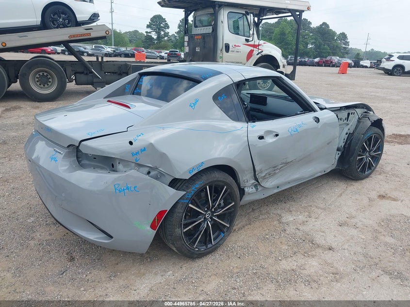 2024 Mazda Mx-5 VIN JM1NDAM76R0600428 IAAI salvage auction — REAR END, Clear (Oklahoma), sold $9,600 on 2026-09-11 (photo 4)