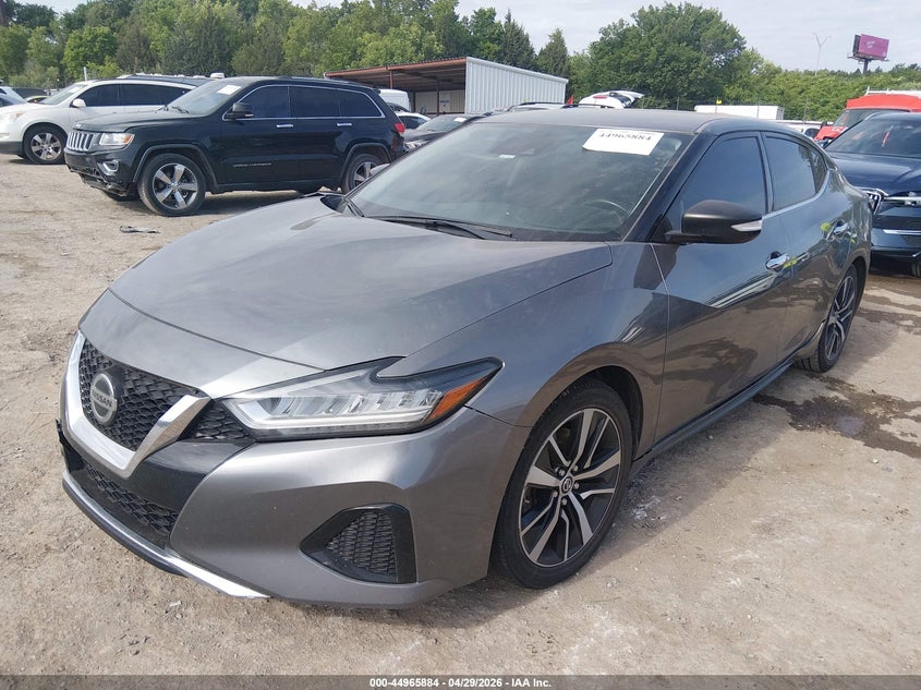 2021 Nissan Maxima VIN 1N4AA6CV8MC505631 IAAI salvage auction — FRONT END, Salvage Title, sold $3,250 on 2026-07-09 (photo 2)