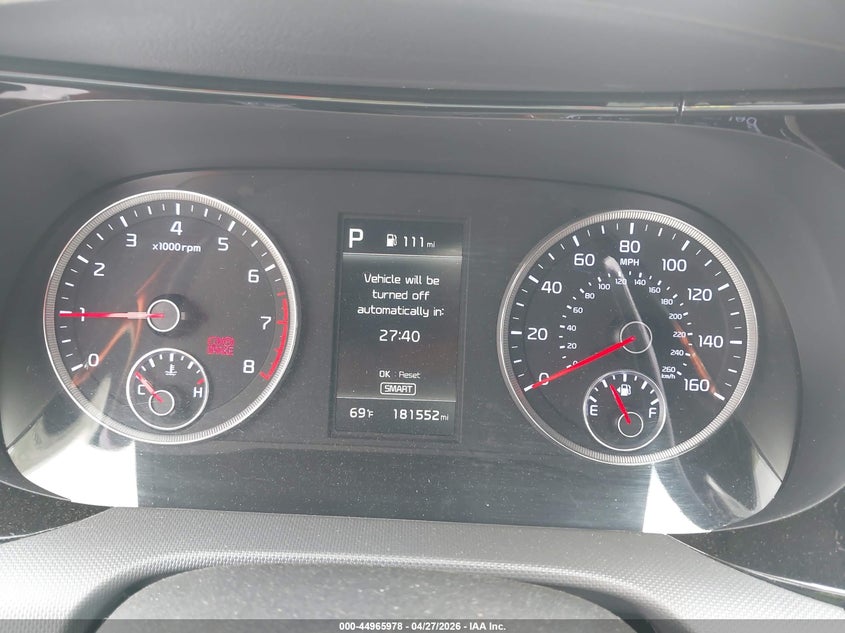 2022 Kia K5 VIN 5XXG64J29NG113732 IAAI salvage auction — FRONT & REAR, Salvage (California), sold $25 on 2026-07-28 (photo 7)