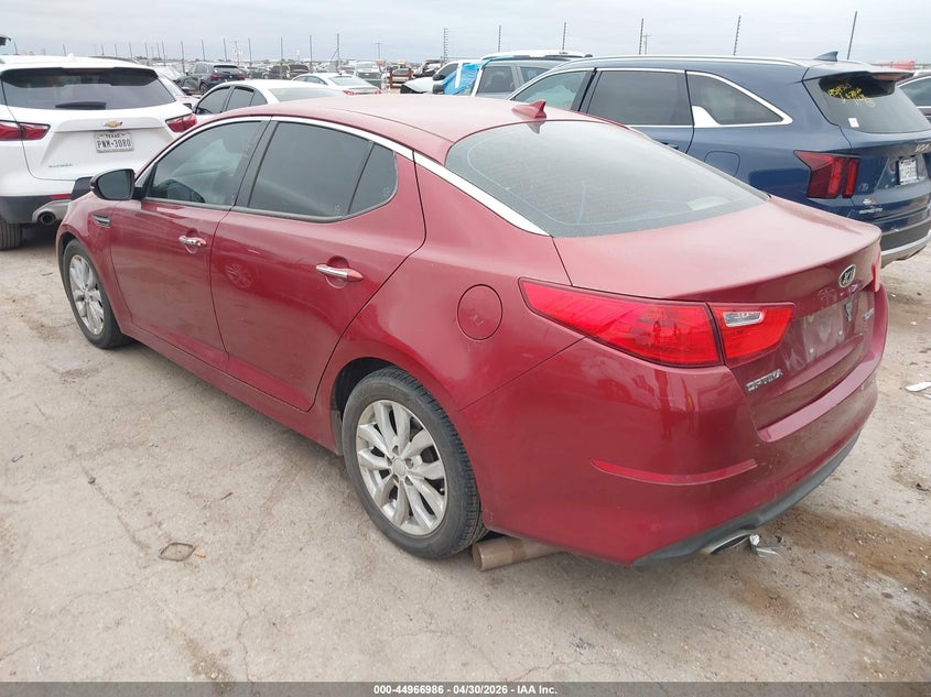 2015 Kia Optima VIN 5XXGN4A78FG407834 IAAI salvage auction — RIGHT SIDE, Original (Texas), sold $1,300 on 2026-07-21 (photo 3)