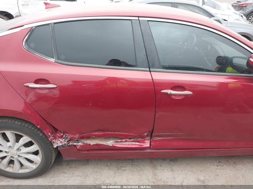 2015 Kia Optima VIN 5XXGN4A78FG407834 IAAI salvage auction — RIGHT SIDE, Original (Texas), sold $1,300 on 2026-07-21 (photo 6)