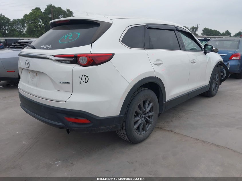 2021 Mazda Cx-9 VIN JM3TCACY6M0508417 IAAI salvage auction — RIGHT FRONT, Original (Texas), sold $7,100 on 2026-07-07 (photo 4)