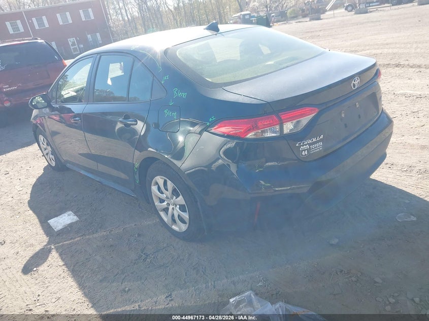 2022 Toyota Corolla VIN JTDEPMAE3NJ229129 IAAI salvage auction — FRONT END, Salvage (Massachusetts), sold $25 on 2026-07-21 (photo 3)