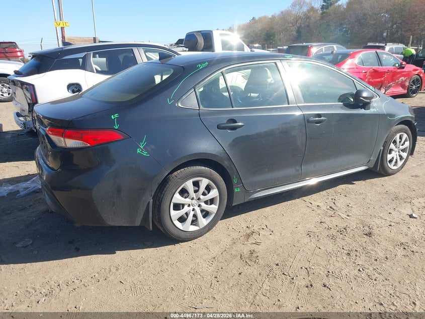 2022 Toyota Corolla VIN JTDEPMAE3NJ229129 IAAI salvage auction — FRONT END, Salvage (Massachusetts), sold $25 on 2026-07-21 (photo 4)