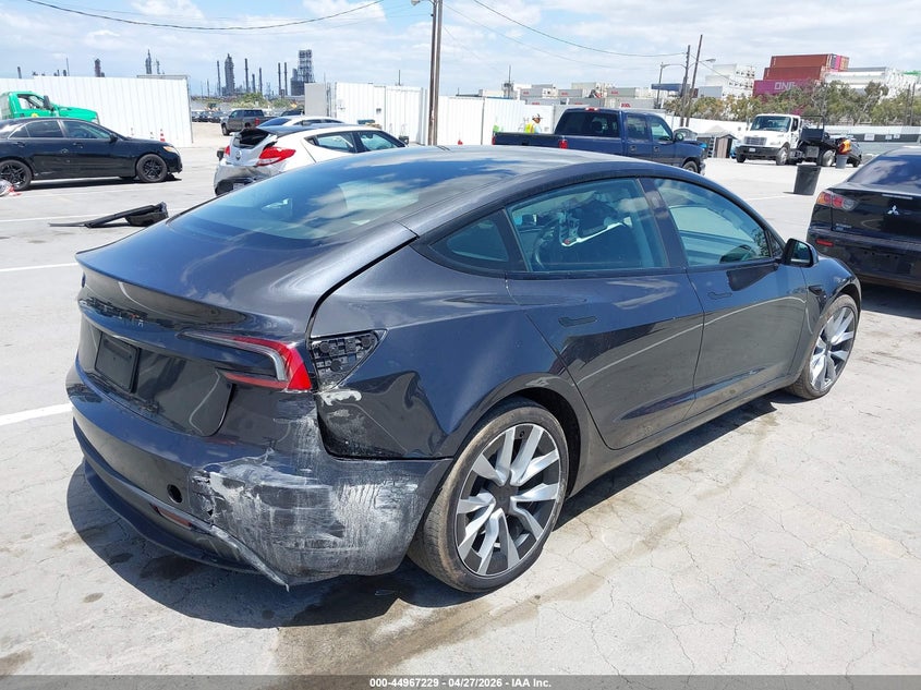 2024 Tesla Model 3 VIN 5YJ3E1EA5RF734475 IAAI salvage auction — REAR END, Salvage (California), sold $11,800 on 2026-08-29 (photo 6)