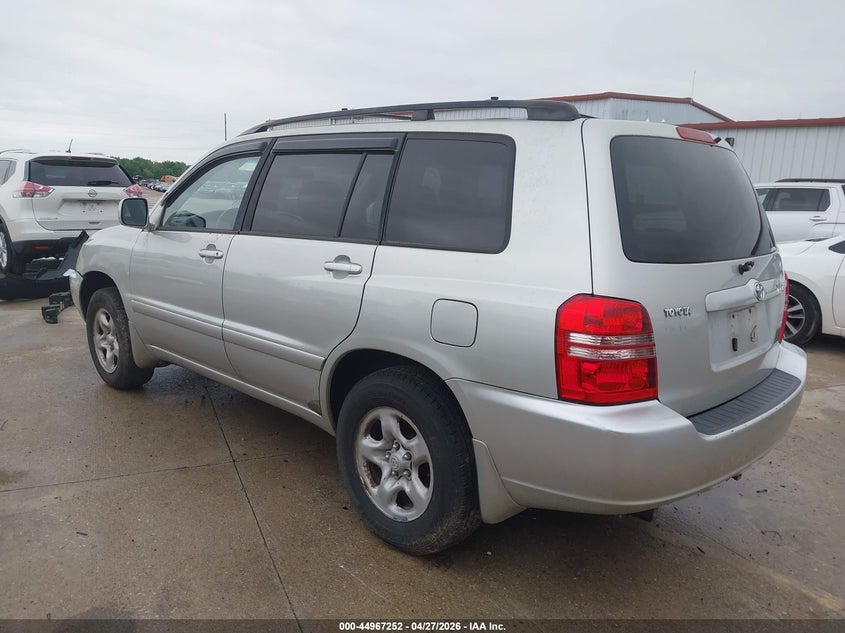 2003 Toyota Highlander VIN JTEGD21A130058740 IAAI salvage auction — NORMAL WEAR, Salvage (Texas), sold $325 on 2026-07-21 (photo 3)