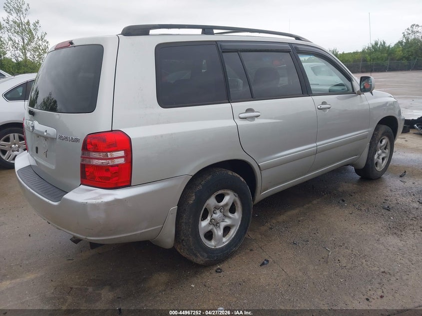 2003 Toyota Highlander VIN JTEGD21A130058740 IAAI salvage auction — NORMAL WEAR, Salvage (Texas), sold $325 on 2026-07-21 (photo 4)