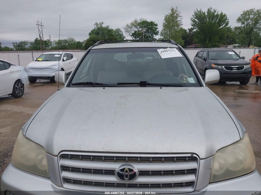 2003 Toyota Highlander VIN JTEGD21A130058740 IAAI salvage auction — NORMAL WEAR, Salvage (Texas), sold $325 on 2026-07-21 (photo 6)