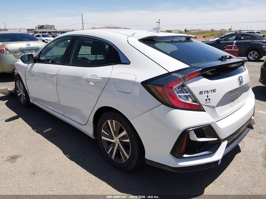 2020 Honda Civic VIN SHHFK7H36LU421107 IAAI salvage auction — LEFT SIDE, Salvage Title, sold $9,050 on 2026-07-15 (photo 3)